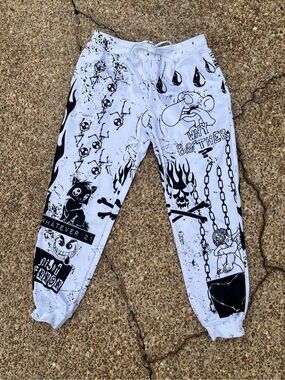 Whatever 21 Night Terror Sweatpants Joggers Streetwear skate XL $90